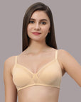 Non Padded Non Wired Medium Coverage Cotton Spandex Bra