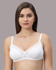 Non Padded Non Wired Medium Coverage Cotton Spandex Bra