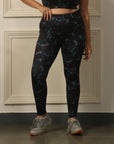 High Waist Ankle Length Sports Leggings With Pockets-AT-4