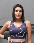 Medium Impact Racerback Sports Bra- AT-3