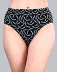 High Waist Full Coverage Printed Stretch Cotton Hipster Panty (Pack of 3) 3HWB-32