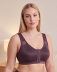 Front Closure Full Coverage Non Padded Non Wired Bra