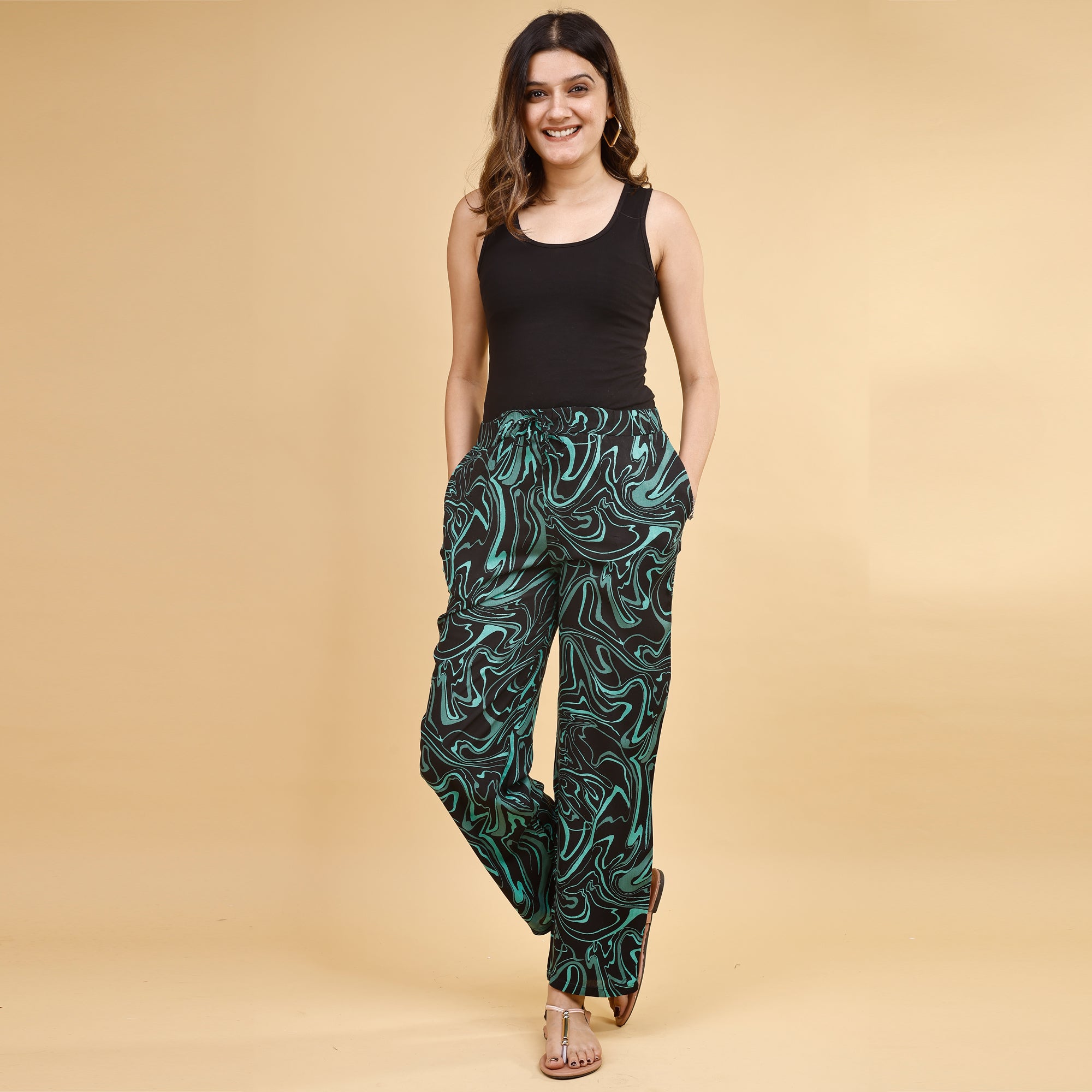 Supersoft Rayon Printed Pyjamas with Pockets