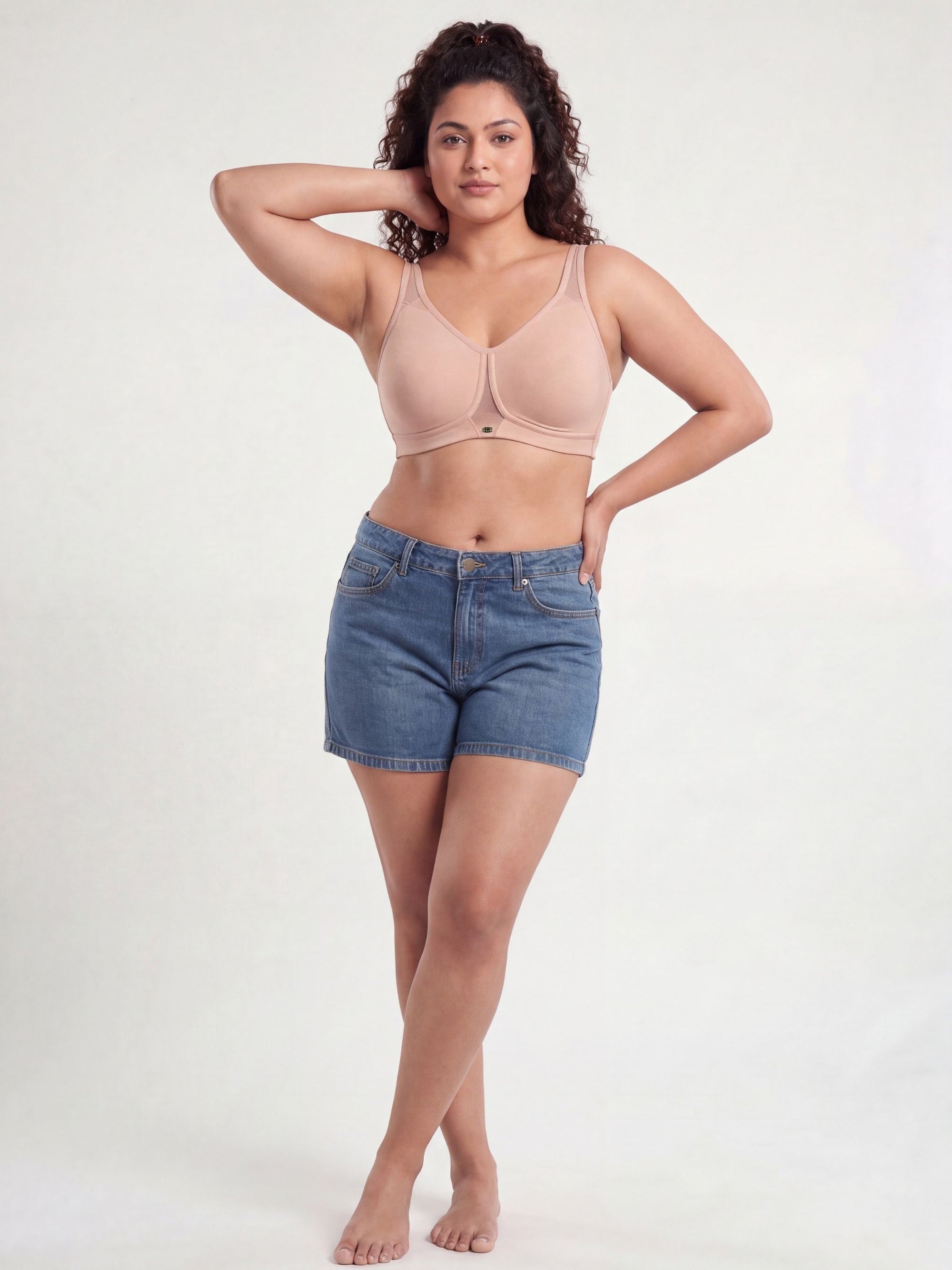 Non Wired Full Coverage Minimiser Bra