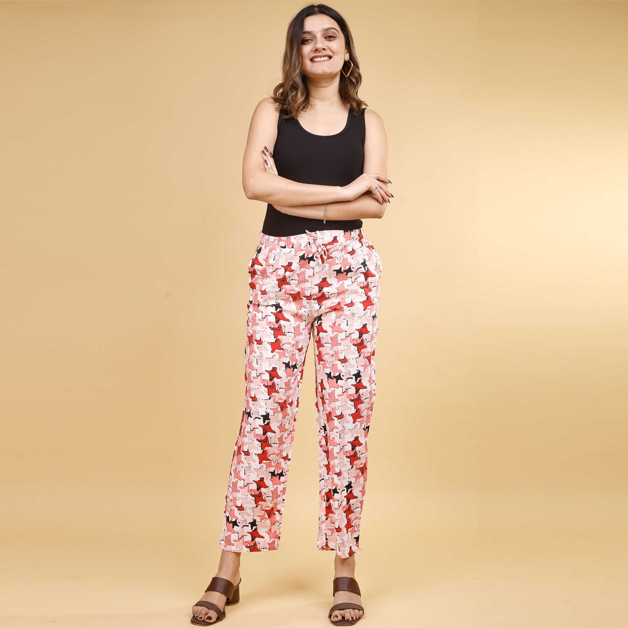 Supersoft Rayon Printed Pyjamas with Pockets