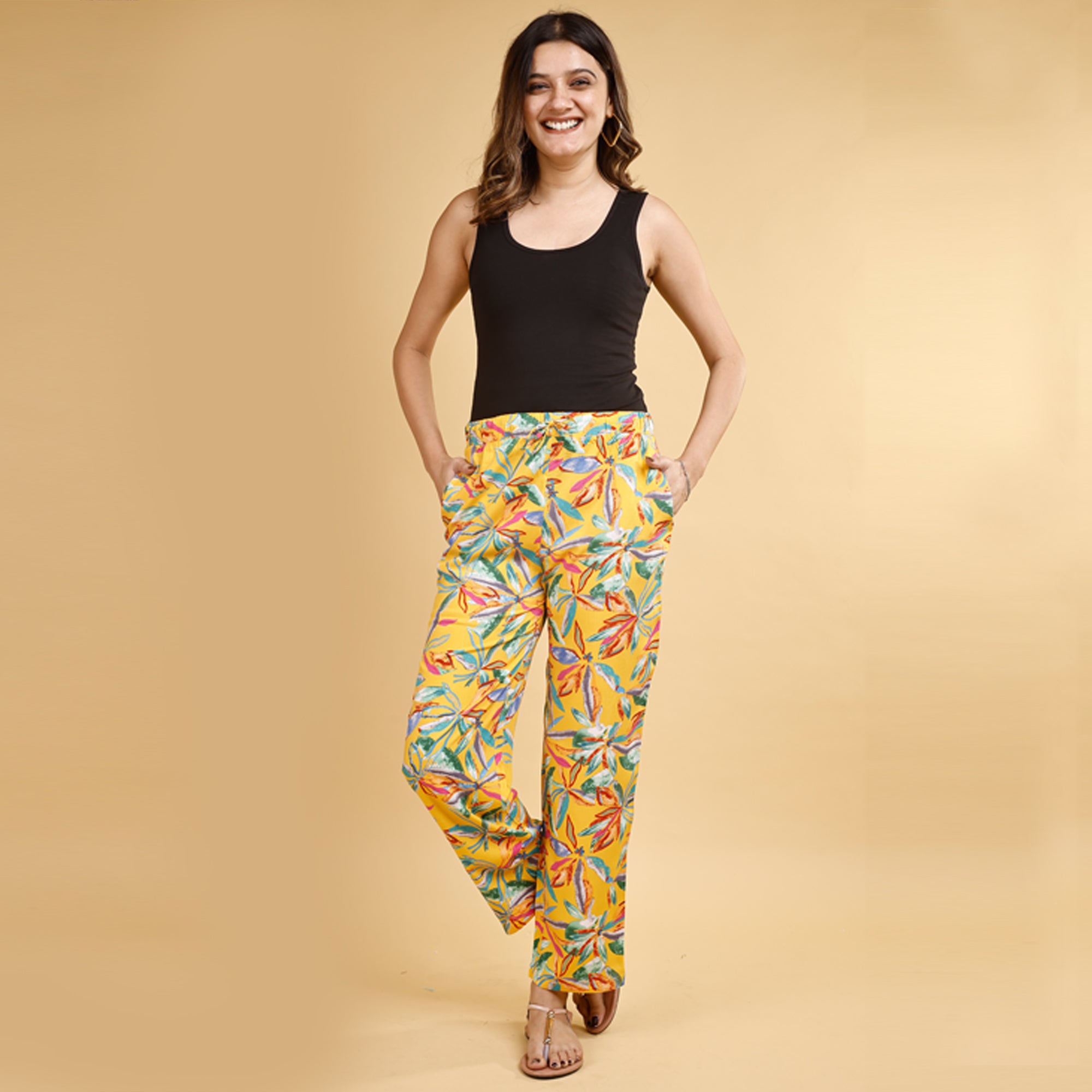 Supersoft Rayon Printed Pyjamas with Pockets
