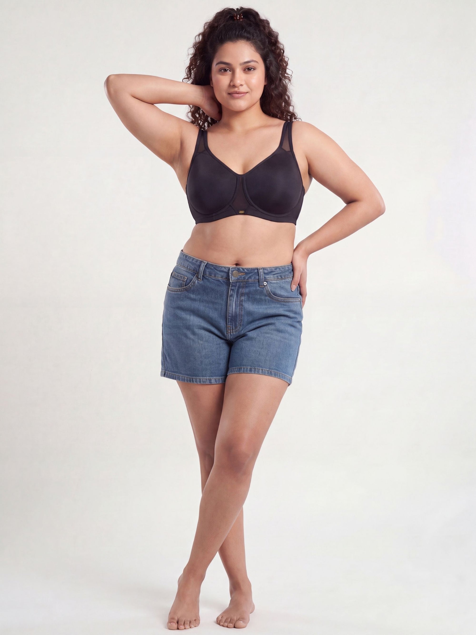 Non Wired Full Coverage Minimiser Bra