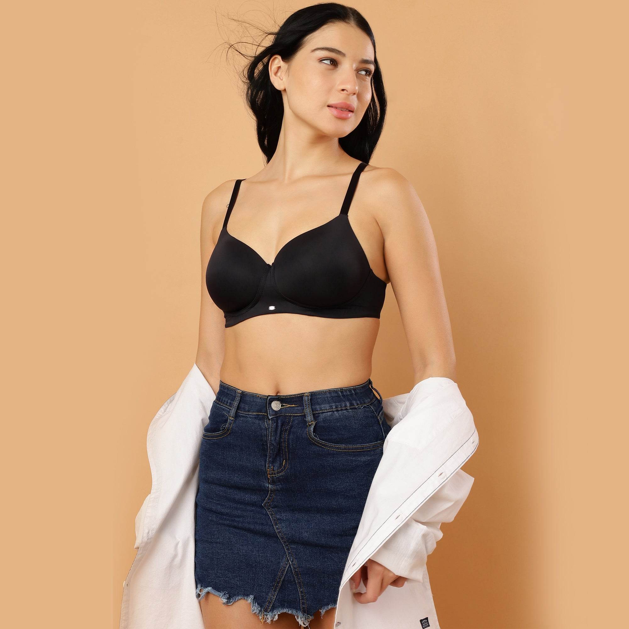 SOIE Woman - Padded Non wired Full Coverage T-shirt Bra - Bra -for Women