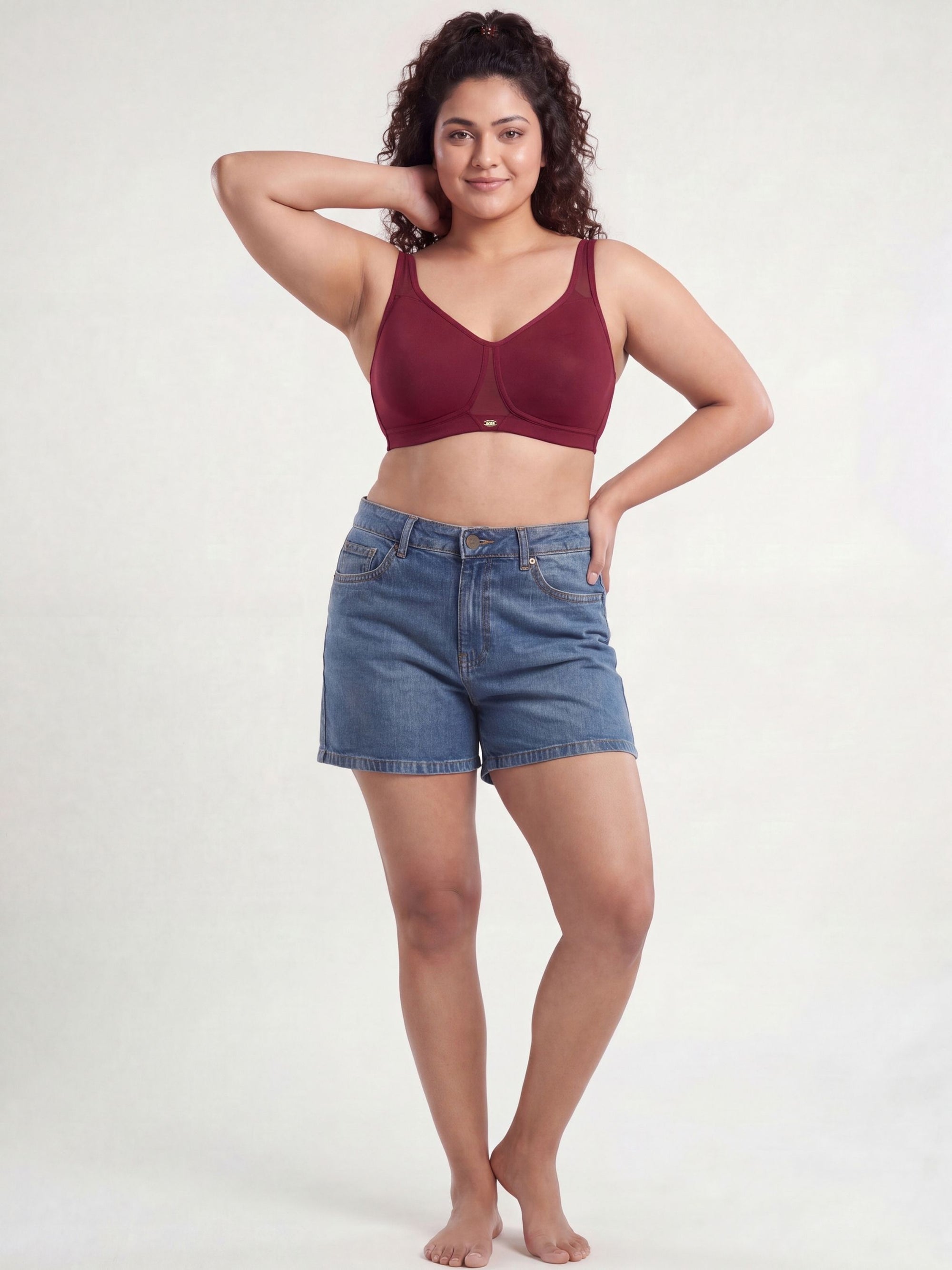 Non Wired Full Coverage Minimiser Bra