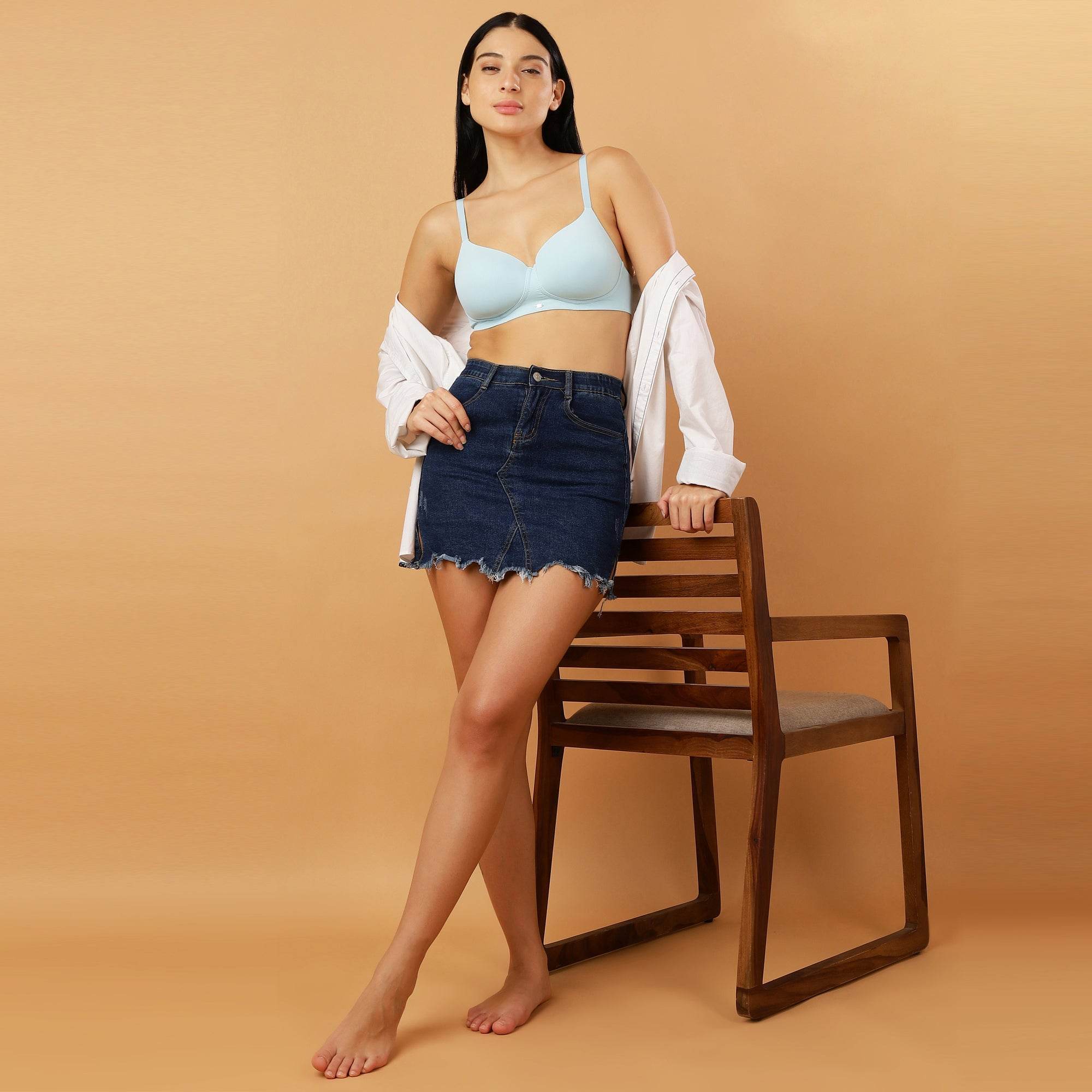 SOIE Woman - Padded Non wired Full Coverage T-shirt Bra - Bra -for Women