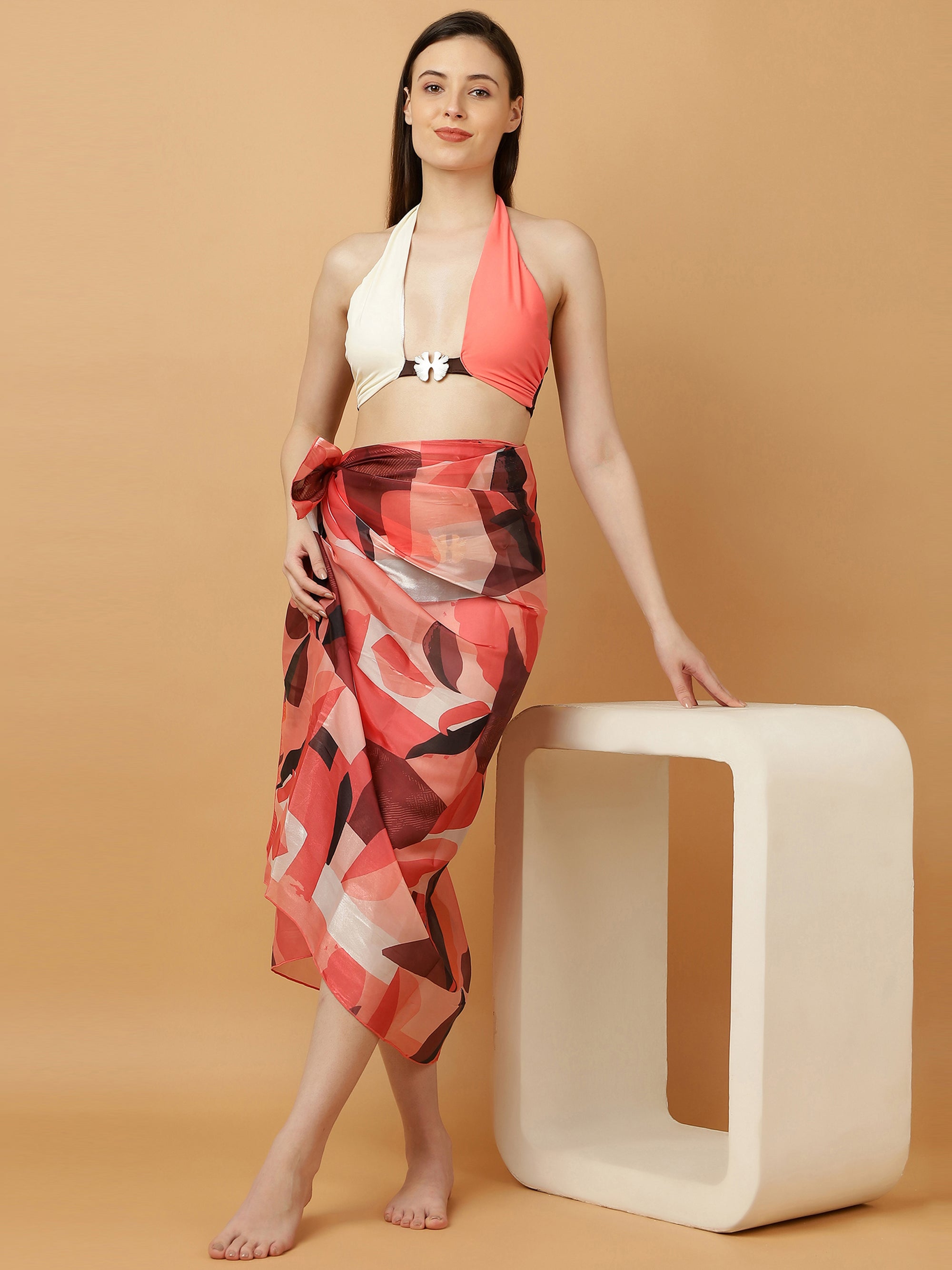 Printed Wrap-Around Sarong