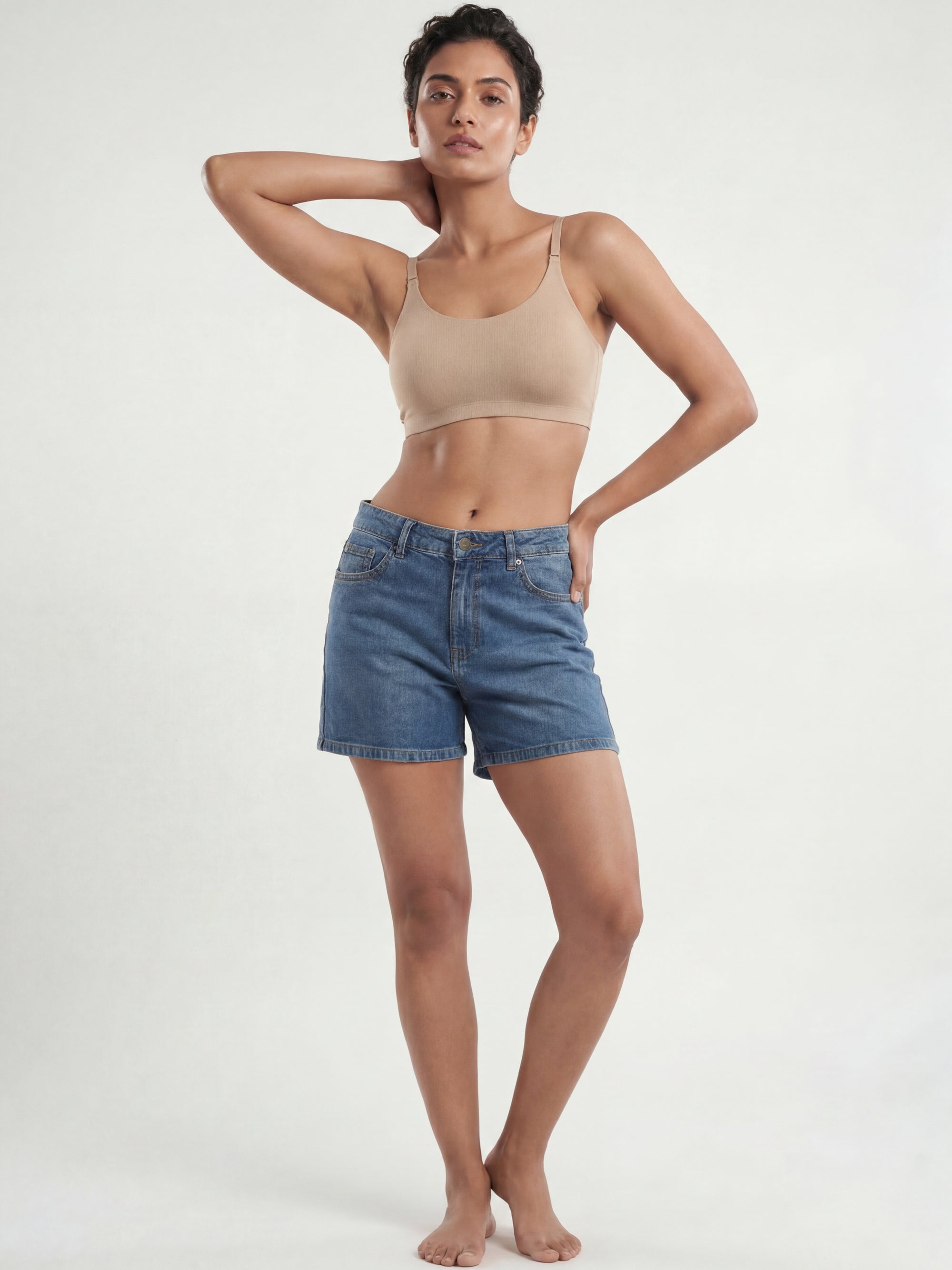 Seamless Cloud Soft Slip-on Lounge Bra with Detachable Straps