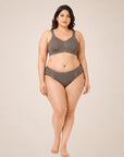 Full Coverage Minimizer Bra with No-Show Cups