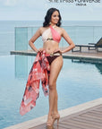 Criss Cross Halter Bikini Set