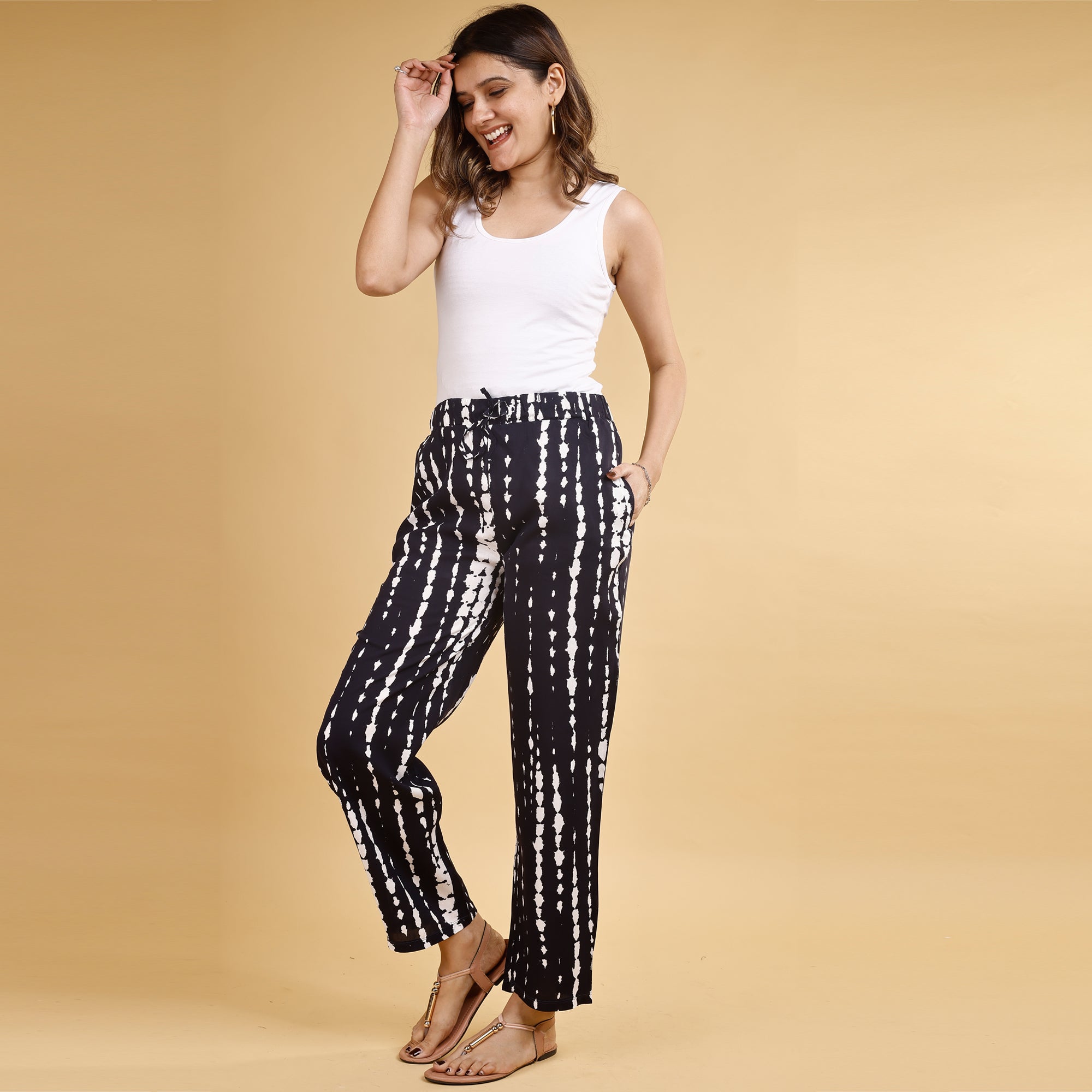 Supersoft Rayon Printed Pyjamas with Pockets
