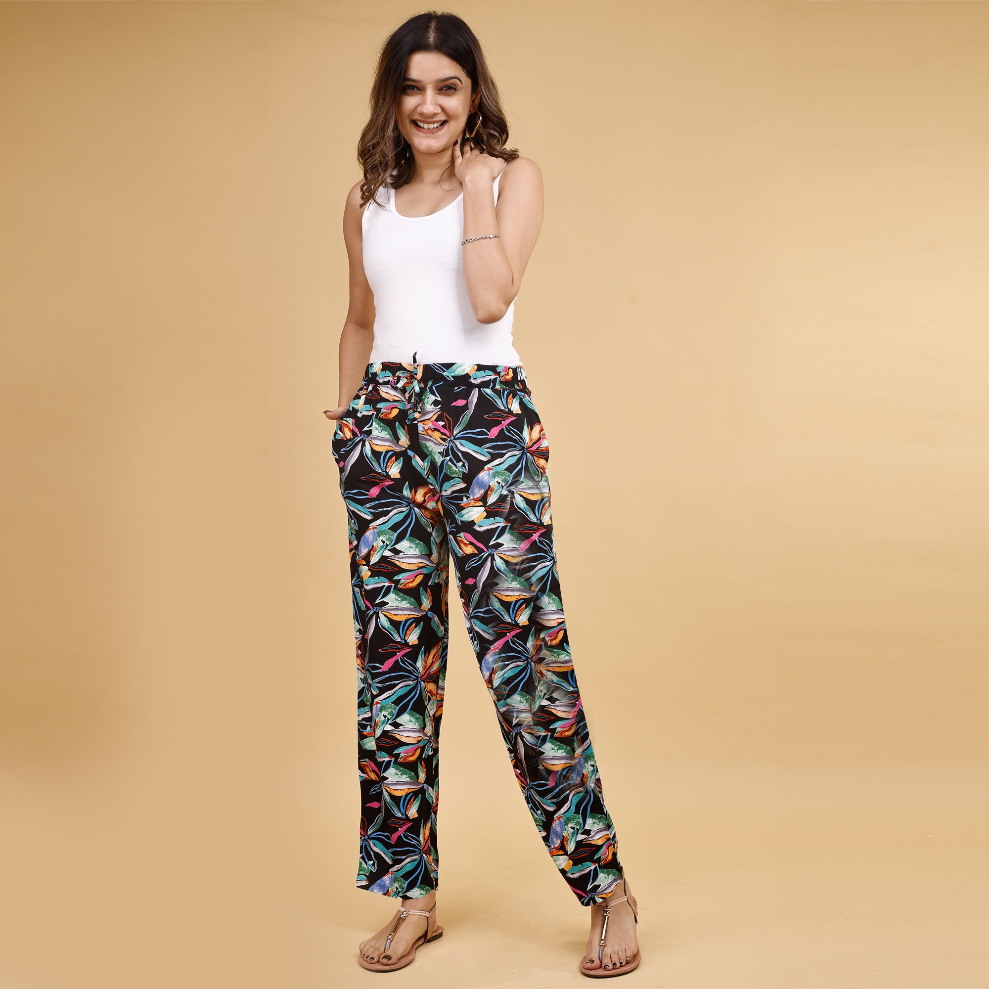 Supersoft Rayon Printed Pyjamas with Pockets