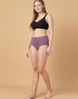 Tummy-Smoothing Printed High Waist Cotton Briefs – Pack of 3