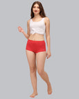 High Rise Full Coverage Cotton Spandex Boyshorts (Pack of 2) - 2BS-25