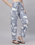 Supersoft Rayon Printed Pyjamas with Pockets NT-121