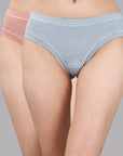 Mid Rise Seamless Cotton Panty - 2CK-33