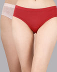 Mid Rise Seamless Cotton Panty - 2CK-33