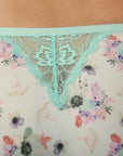 Medium Coverage Padded Non Wired Printed Bra with Mid Rise Full Coverage Printed Lacy Brief Panty SET FB-552/ FP-1552