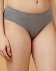 SOIE Woman - Mid Rise Stretch Cotton Seamless Full Coverage Shorty Panty (Pack of 2) - Panty -for Women
