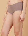 Mid Rise Cotton Hip Hugger Brief with Shiny Edge Waist (Pack of 3)