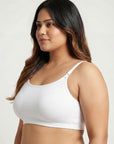 Seamless Cloud Soft Slip-on Lounge Bra with Detachable Straps