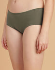 Mid Rise Cotton Hip Hugger Brief with Shiny Edge Waist (Pack of 3)