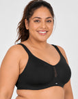 Full Coverage Minimizer Bra with No-Show Cups