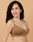 Full Coverage Padded Non Wired T-shirt Bra