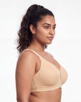 Full Coverage Minimizer Bra with No-Show Cups