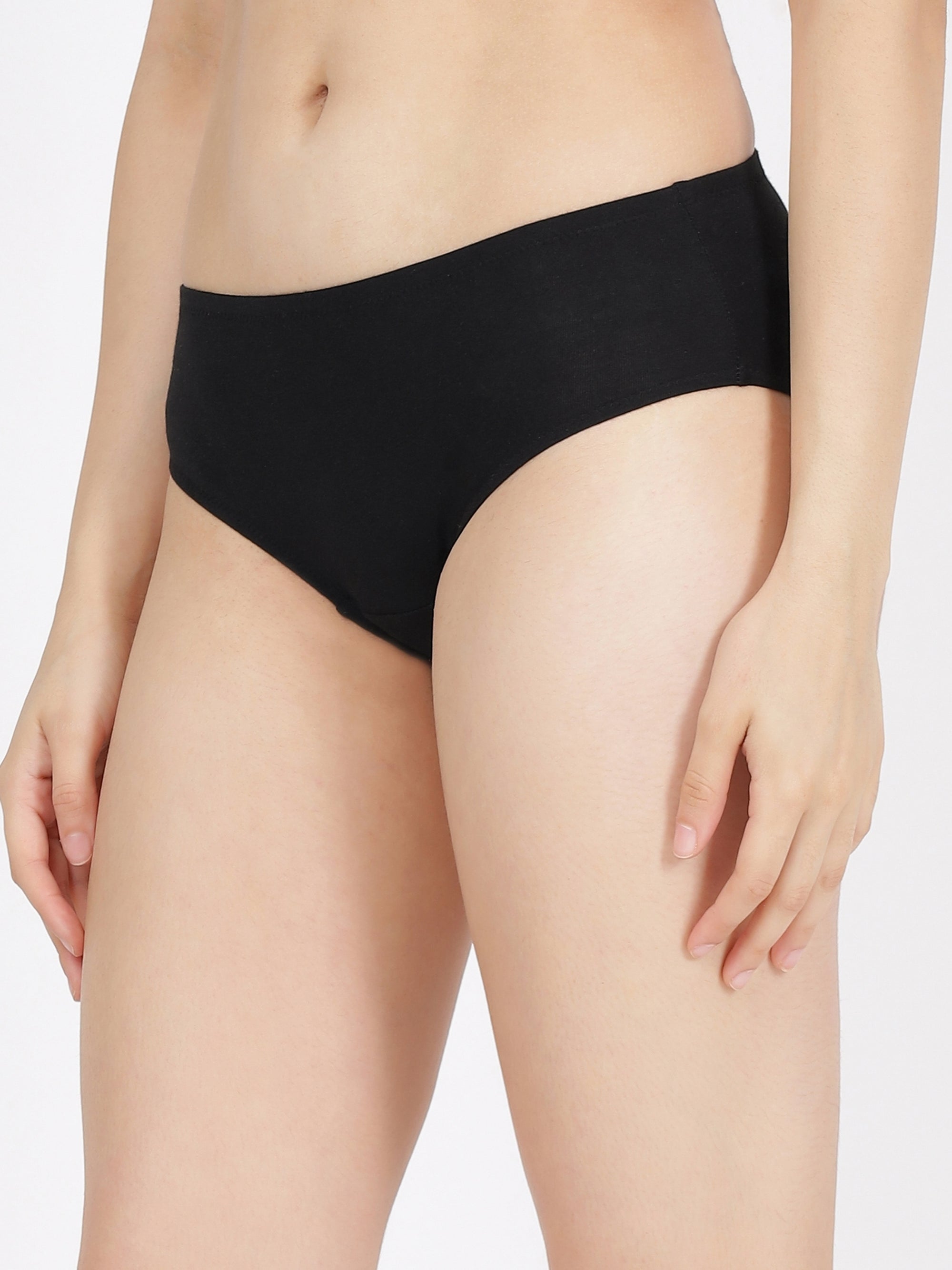 High Rise Full Coverage Cotton Modal Panty with Soft No-Mark Waistband