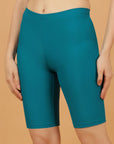 Mid Rise Soft Polyamide Spandex Knee Length Swim Shorts