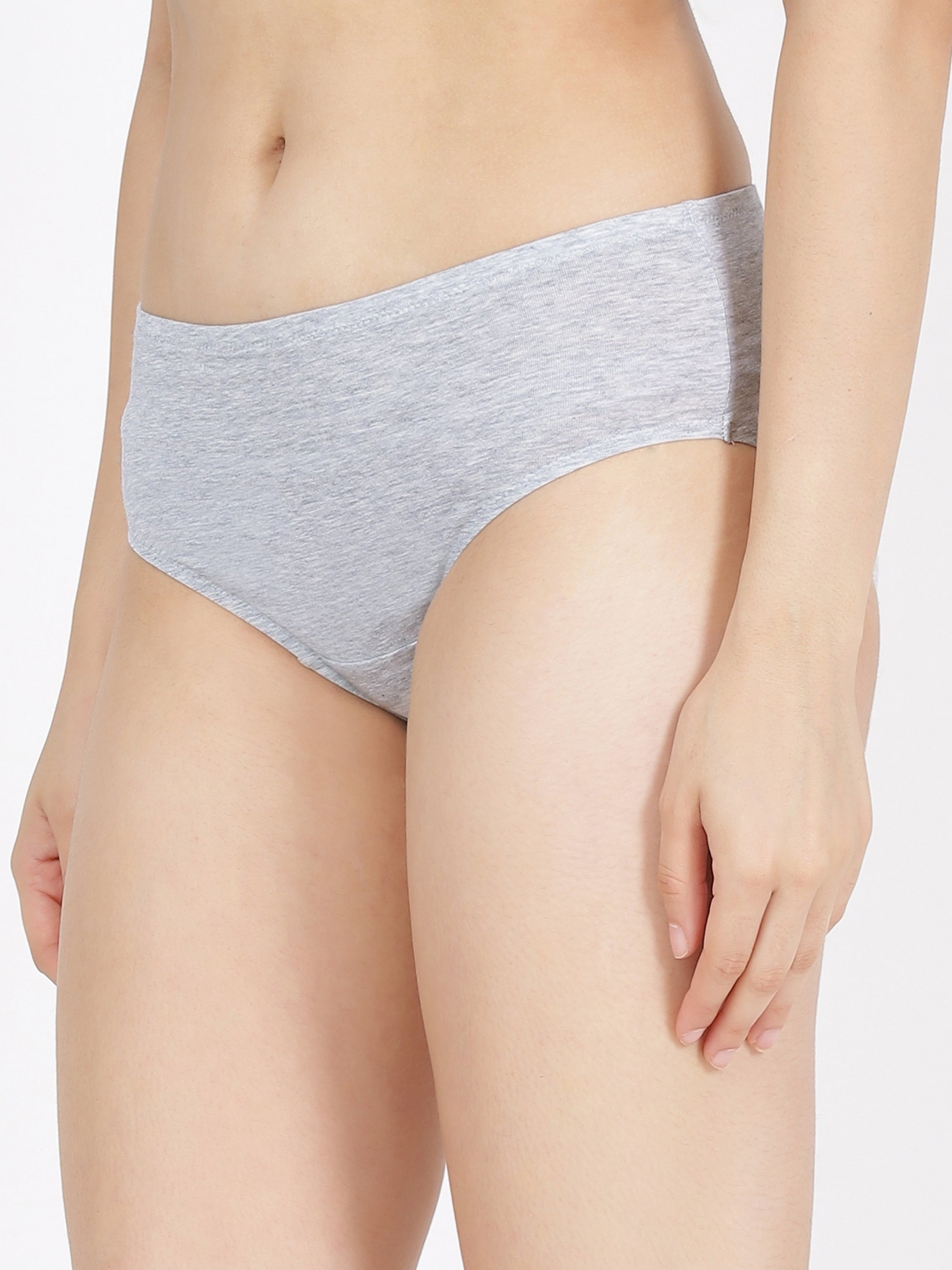 High Rise Full Coverage Cotton Modal Panty with Soft No-Mark Waistband