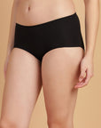 Mid Rise Cotton Hip Hugger Brief with Shiny Edge Waist (Pack of 3)