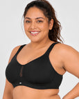 Full Coverage Minimizer Bra with No-Show Cups