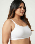 Seamless Cloud Soft Slip-on Lounge Bra with Detachable Straps