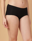 Mid Rise Cotton Hip Hugger Brief with Shiny Edge Waist (Pack of 3)
