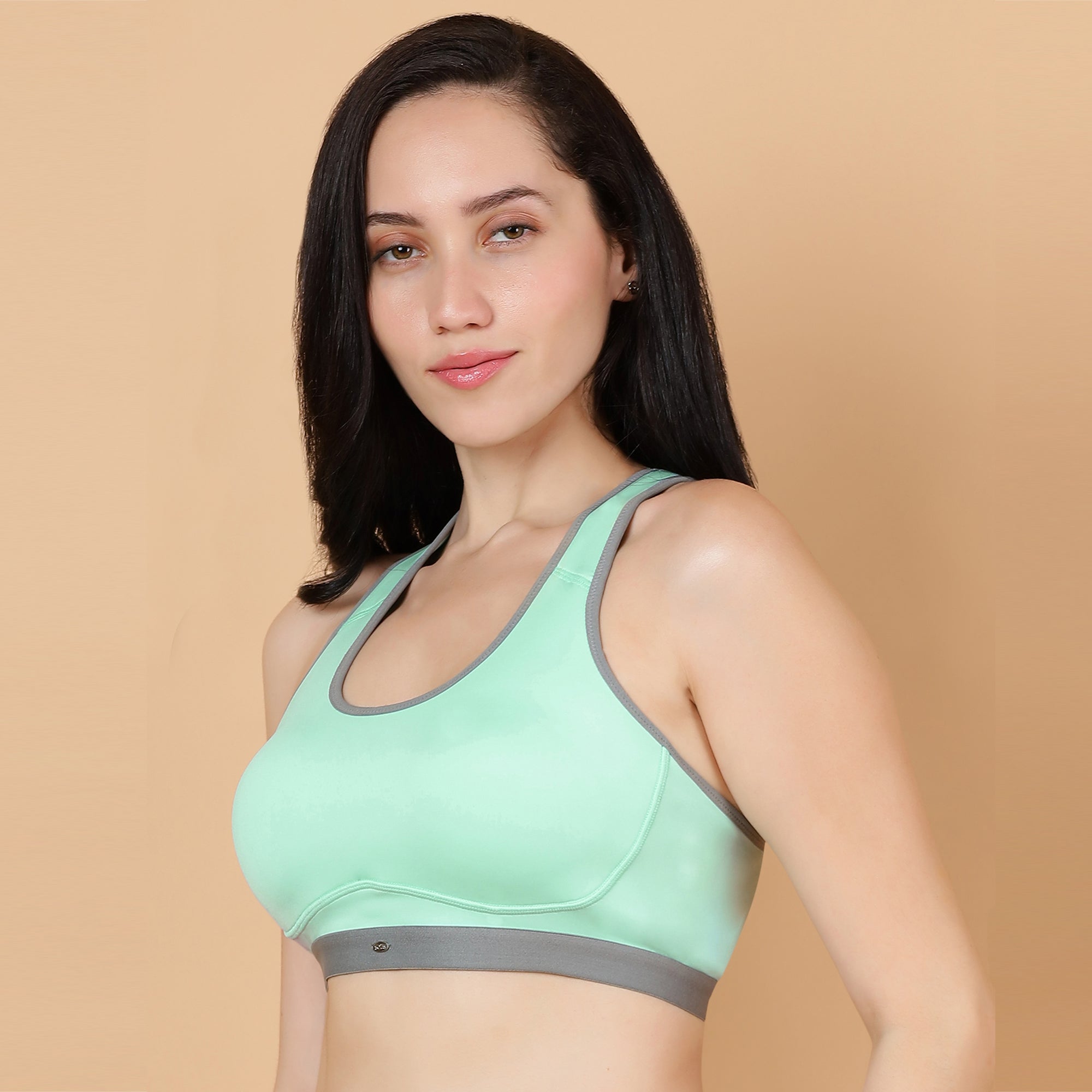 Seamless Padded Racerback Sports Bra – SOIE Woman
