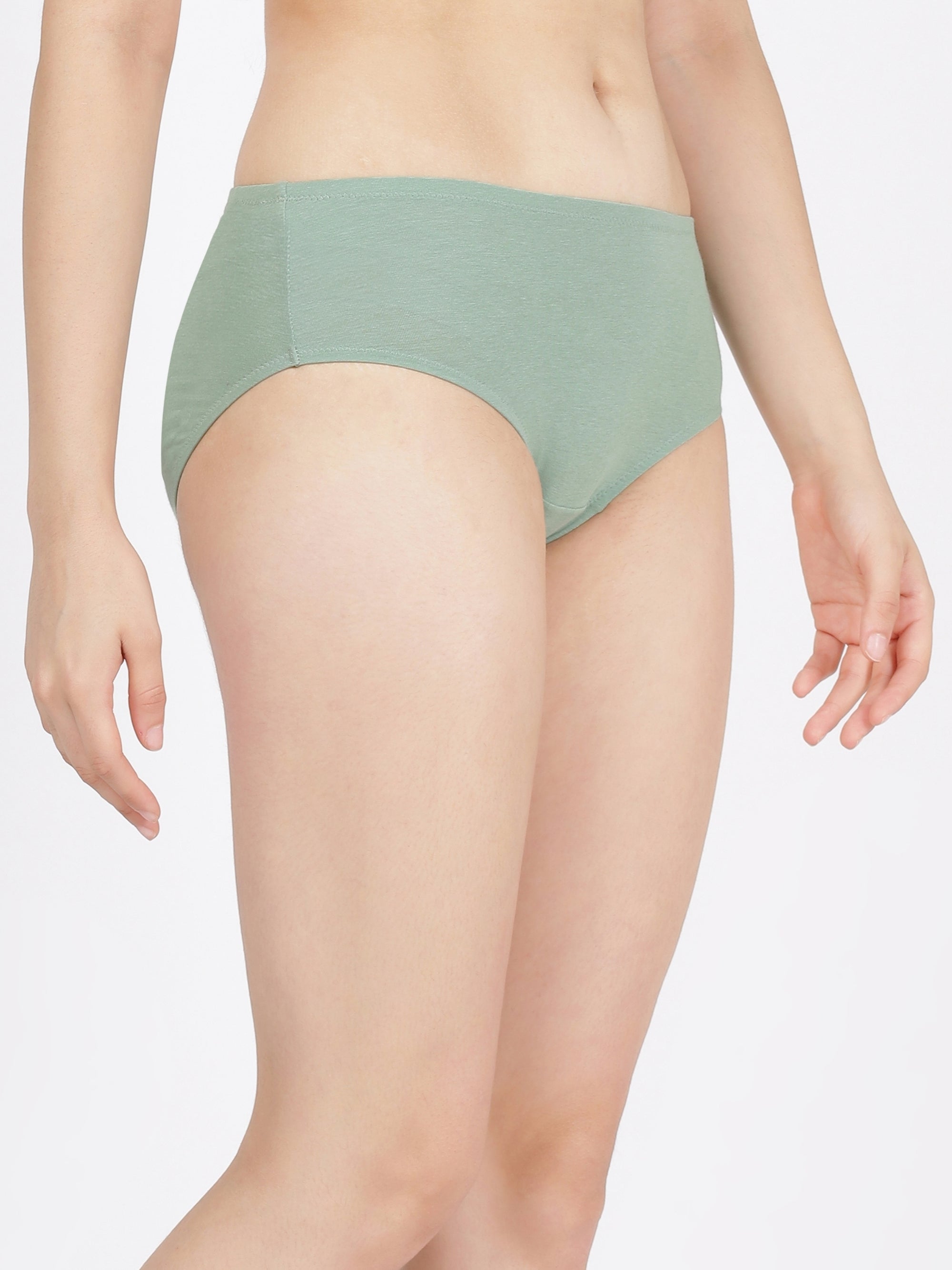 High Rise Full Coverage Cotton Modal Panty with Soft No-Mark Waistband