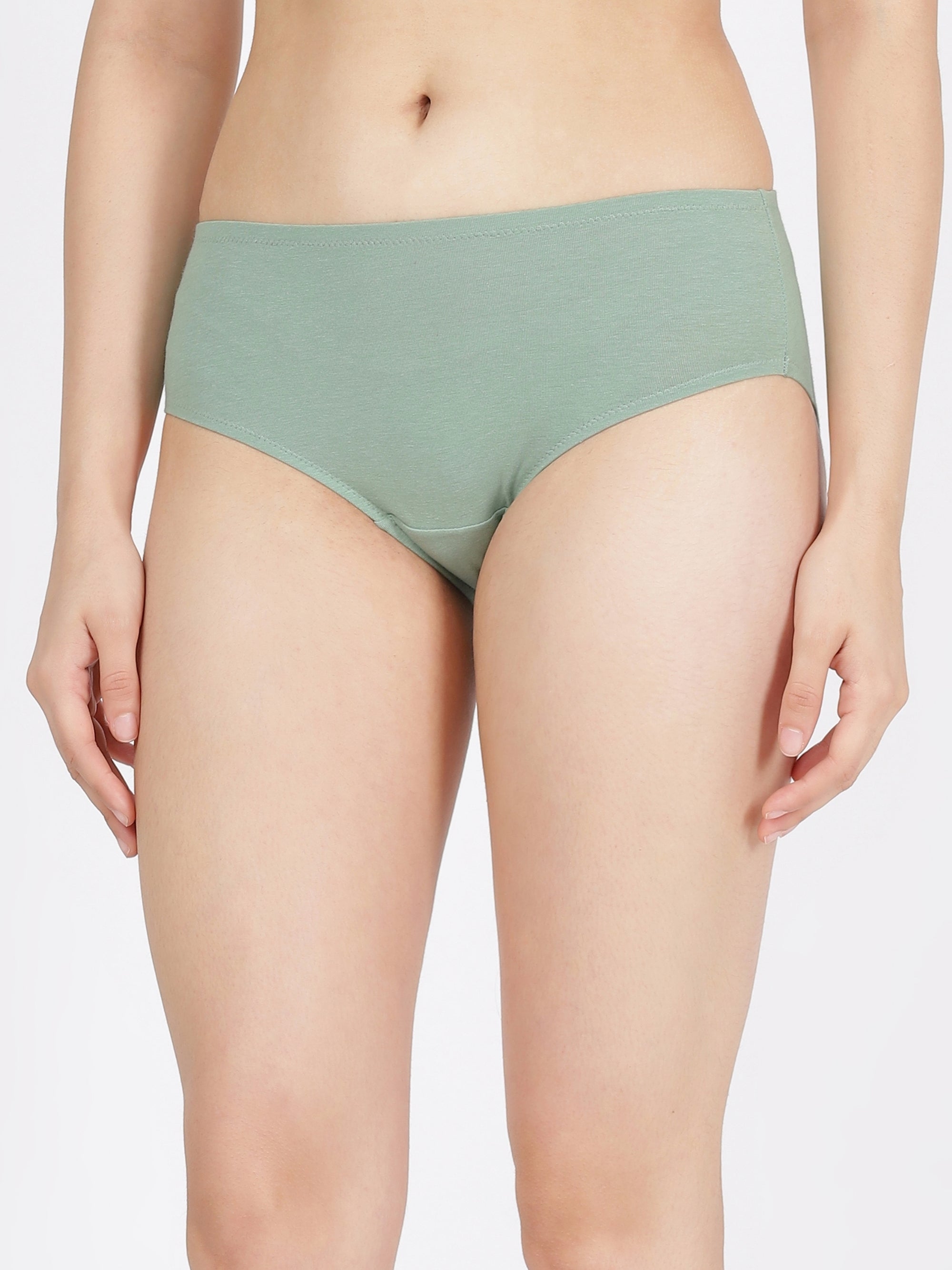 High Rise Full Coverage Cotton Modal Panty with Soft No-Mark Waistband