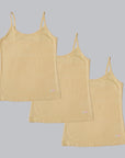 Cotton Spandex Super Soft Camisole for Girls (Pack of 3)- SGL-2