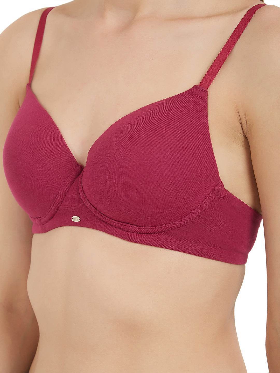 SOIE Woman - Semi/Medium Coverage Padded Non Wired T-shirt Bra - Bra -for Women