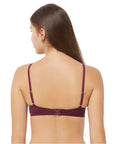 Semi/Medium Coverage Padded Non Wired T-shirt Bra with Detachable Straps-CB-125