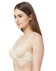 Medium Coverage Padded Wired Multiway Strapless Bra with Detachable Straps-FB-508A