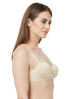 Medium Coverage Padded Wired Multiway Strapless Bra with Detachable Straps-FB-508A