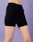 SOIE Woman - Mid Rise Above Knee Length Cycling Shorts with No V-Line - Cycling Shorts -for Women