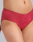 High Waist Full Coverage Lace Brief-FP-1705